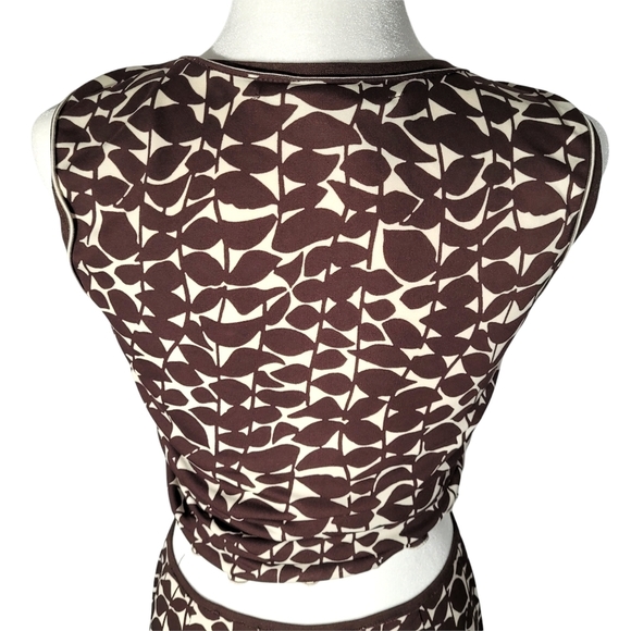 Max Studio Boho Convertible Crop Top and Asymmetrical Midi Skirt Medium - Picture 6 of 16